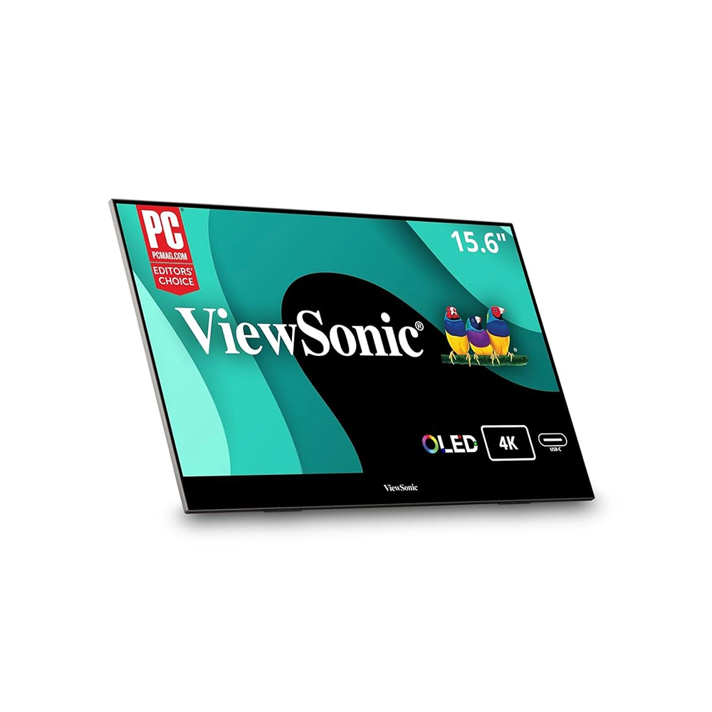 Monitor portátil OLED ViewSonic 15.6 4K UHD USB-C 60W Ultrafino