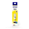 Botella Tinta Amarilla Epson T504 Original Compatibilidad EcoTank XL
