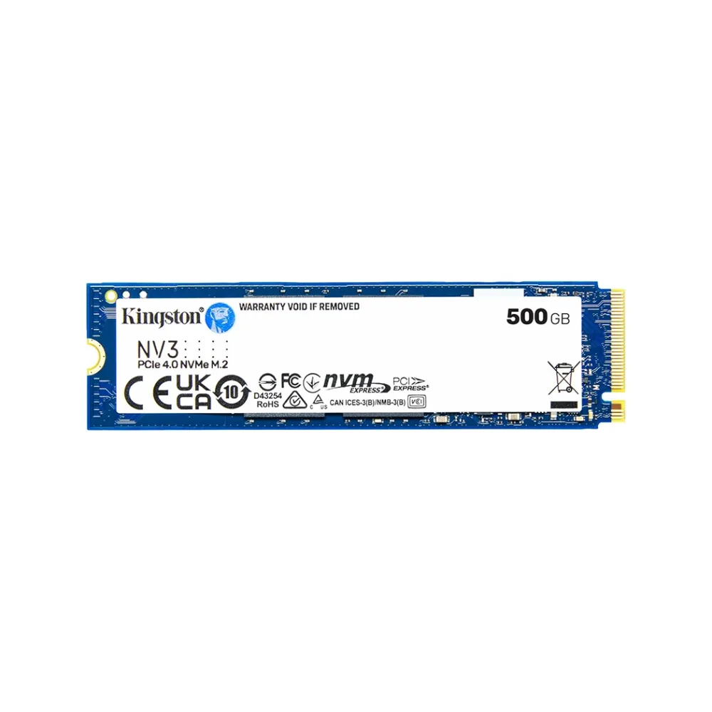 Unidad SSD NVMe 500GB NV3 M.2 2280 PCIe 4.0 Kingston Ultra Rápida