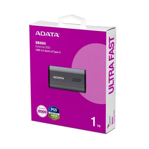 Disco Duro Portátil ADATA HD330 2TB Negro Protección Avanzada USB 3.2