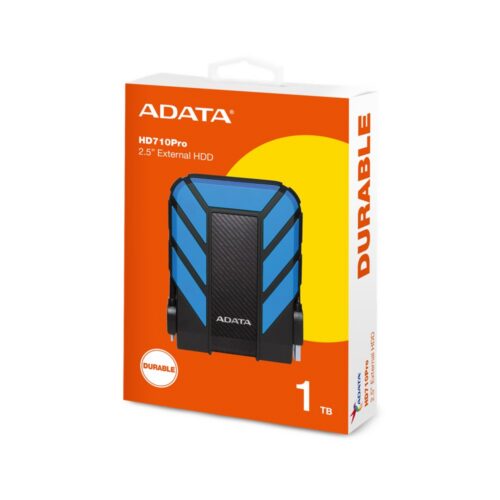 Disco Externo ADATA HD710P 2TB USB 3.2 Negro Antigolpes Resistente