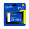 Unidad SSD ADATA SU650 SATA 2.5" 256GB Rápida 3D NAND Garantía