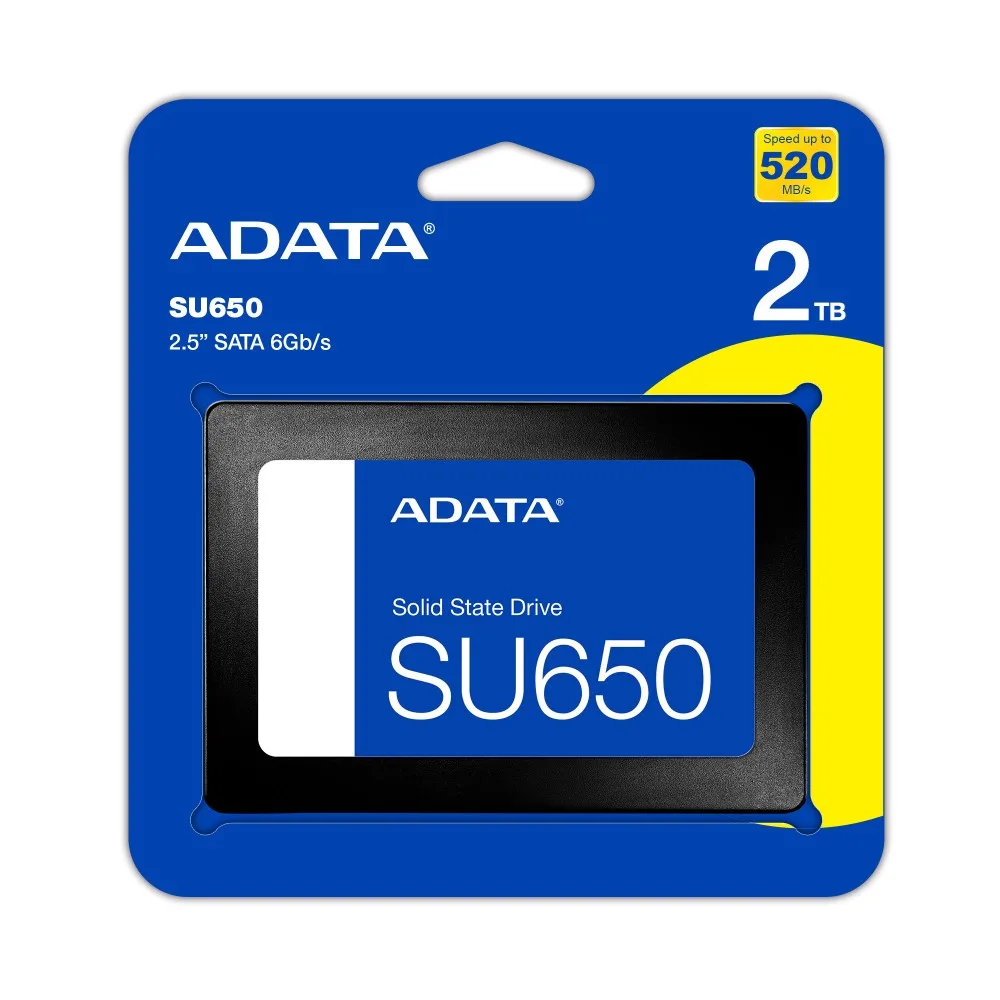 ADATA-ASU650SS-2TT-R-1.jpg Unidad SSD ADATA SU650 SATA 2.5" 2TB Alta Capacidad 3D NAND Garantía