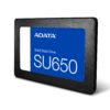 Unidad SSD ADATA SU650 SATA 2.5" 480GB Rápida 3D NAND Garantía