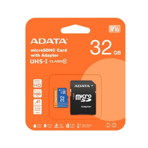 Memoria MicroSD ADATA A2-V30 128GB Alta Resistencia Videovigilancia