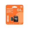 Memoria microSD Adata 64GB V30 A2 100MBs para video y apps