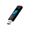 Memoria USB ADATA UV320 3.2 64GB Negro Azul Diseño Sin Tapa