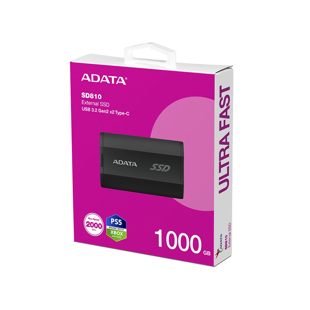 SSD Externo ADATA SD810 1TB IP68 USB-C 2000MB/s Ultrarresistente