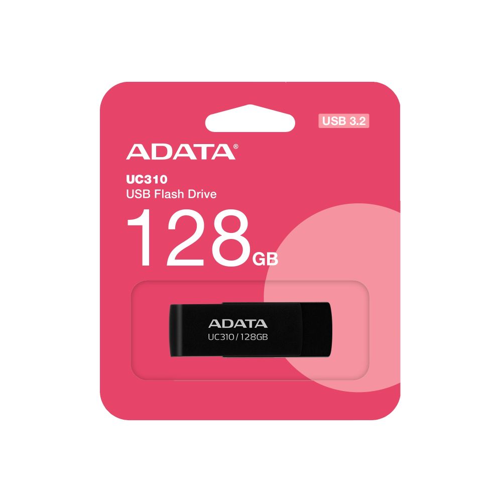 Memoria USB ADATA UC310 UC310-128G-RBK 128GB USB 3.2 Negra