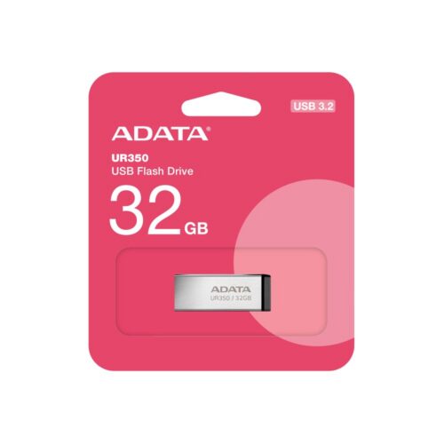 Memoria USB ADATA UV320 3.2 32GB Rápida Negro Azul Deslizante