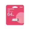 ADATA-UR350-64G-RSRBK-1-14.jpg Memoria USB Adata UR350 64GB USB 3.2 Metálica Resistente Ultra Rápida