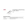 Kit de riel APC Easy UPS 700mm para rack 19 montaje seguro