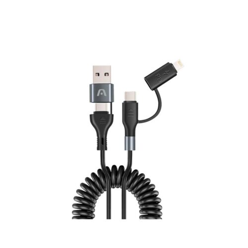 Cable Argom 4 en 1 carga rápida multipuerto para dispositivos