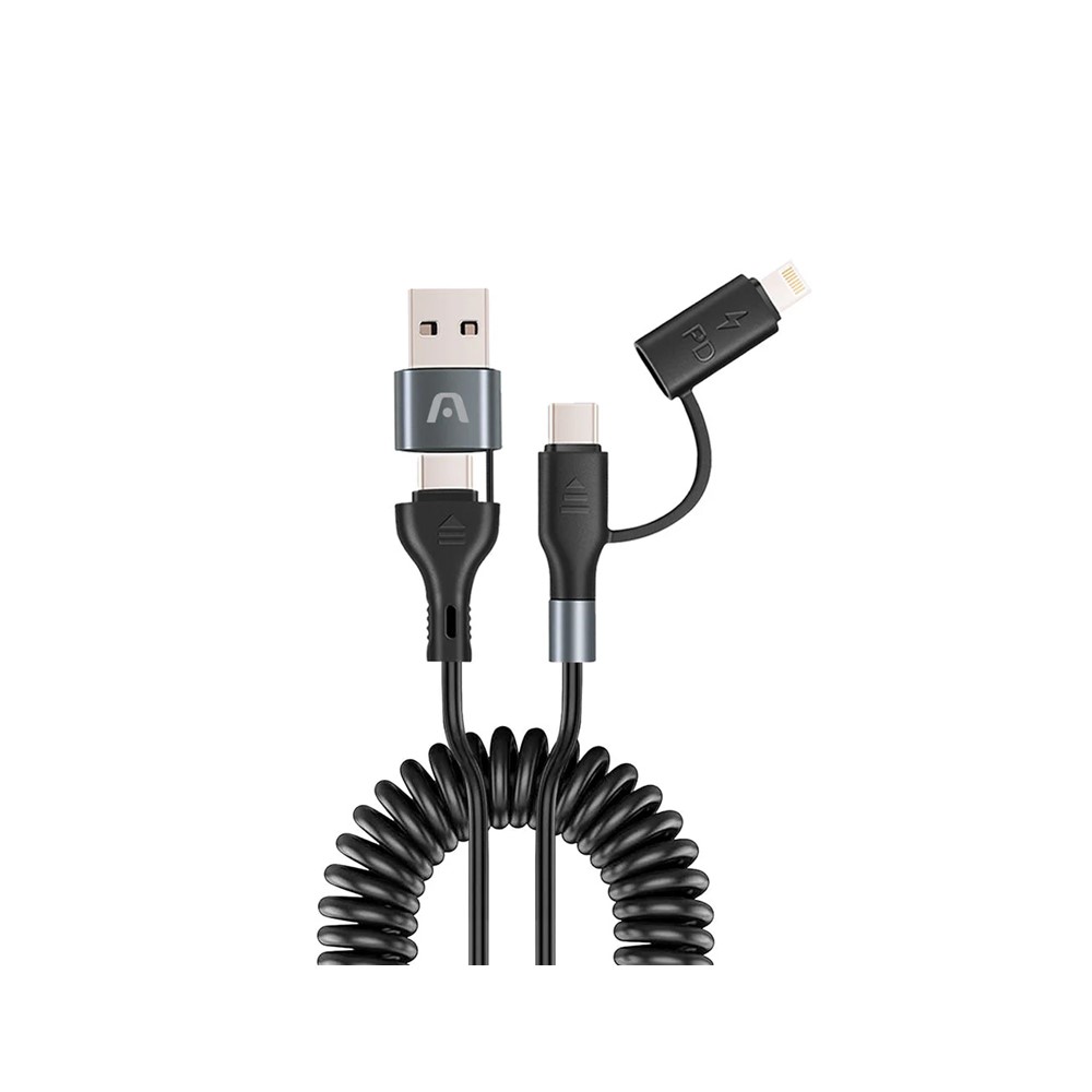 Cable Argom 4 en 1 carga rápida multipuerto para dispositivos