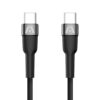Cable Adaptador Tipo C a Tipo C Argom 100W Nylon Carga Rápida