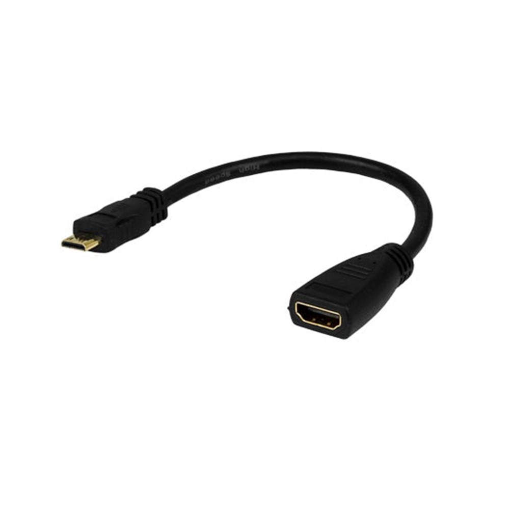 Cable Adaptador Mini HDMI a HDMI Argom 15cm Alta Definición