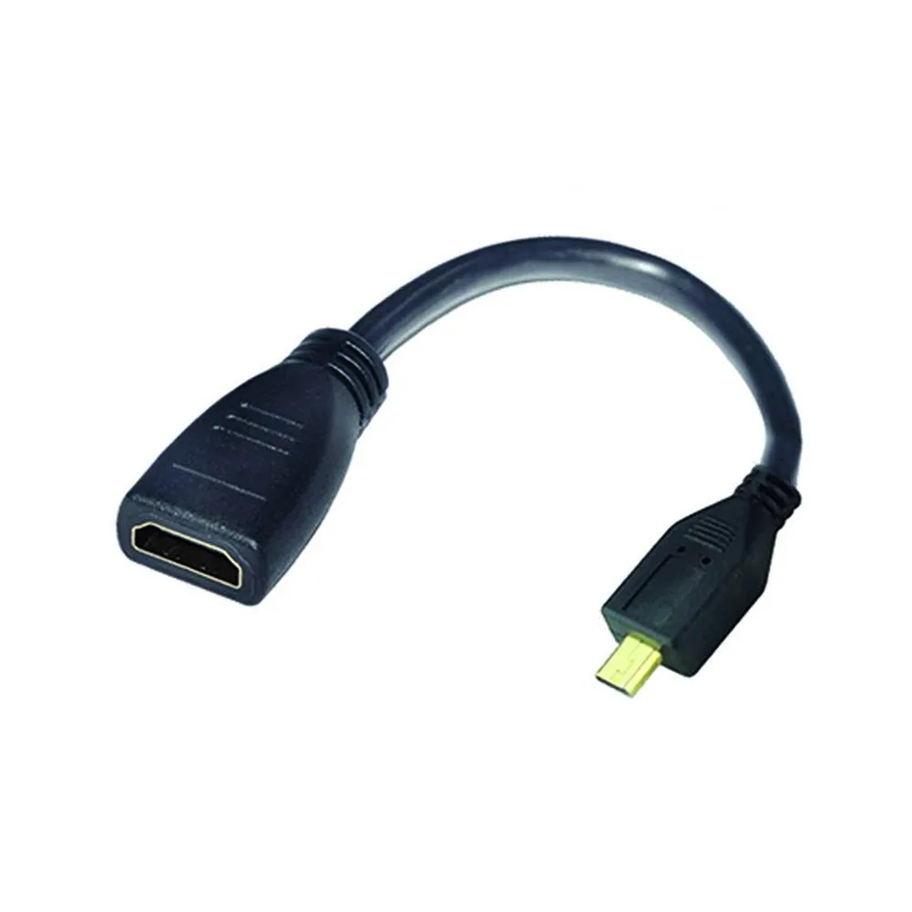 Cable Adaptador Micro HDMI a HDMI Argom 15cm Conexión Estable