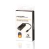 Cable Adaptador Argom Tipo C a RJ45 15cm Red Gigabit Ultra Compacto
