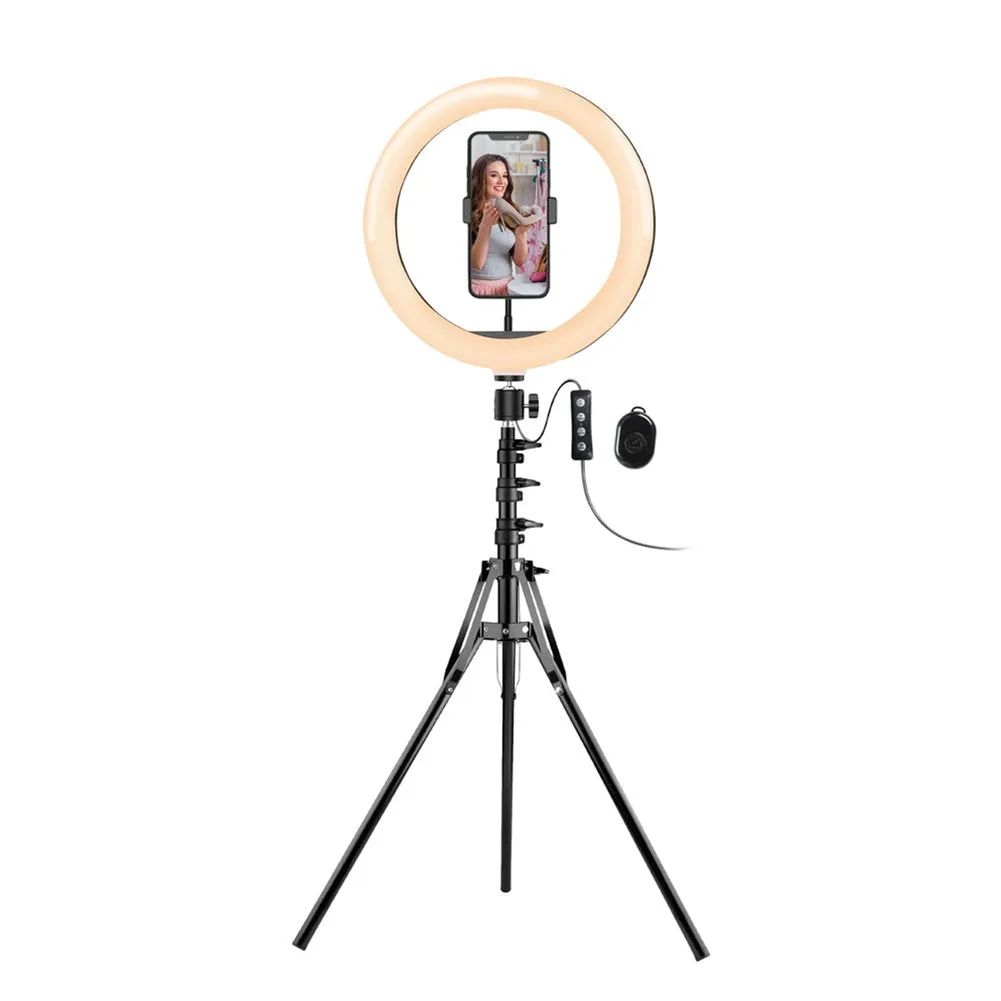 Aro de luz Argom ARG-LP-9320BK 10 pulgadas con tripode USB