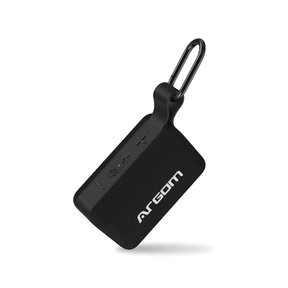 Parlante portátil Argom IPX5 8W Negro TWS 24h batería Bluetooth