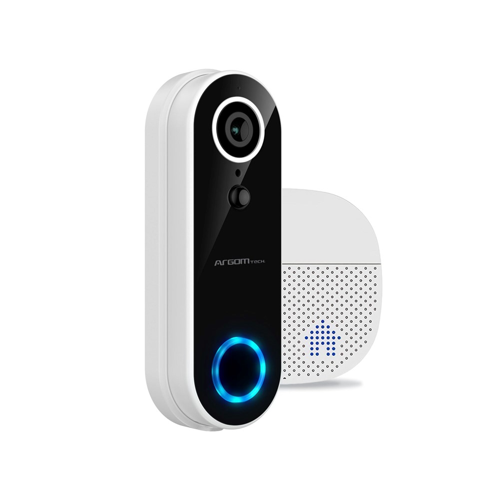 Timbre Inteligente Argom Full HD 1080P Wi-Fi Visión Nocturna Seguridad