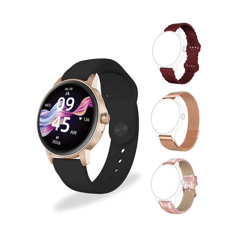 Reloj Inteligente Argom SKEIWATCH C30 Rosado Estilo Salud Premium