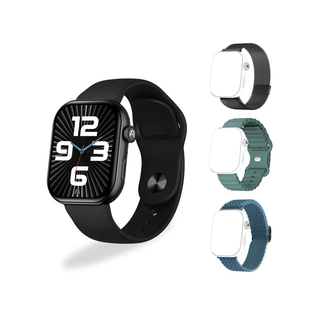 Reloj inteligente Argom S40 negro monitor de actividad diaria