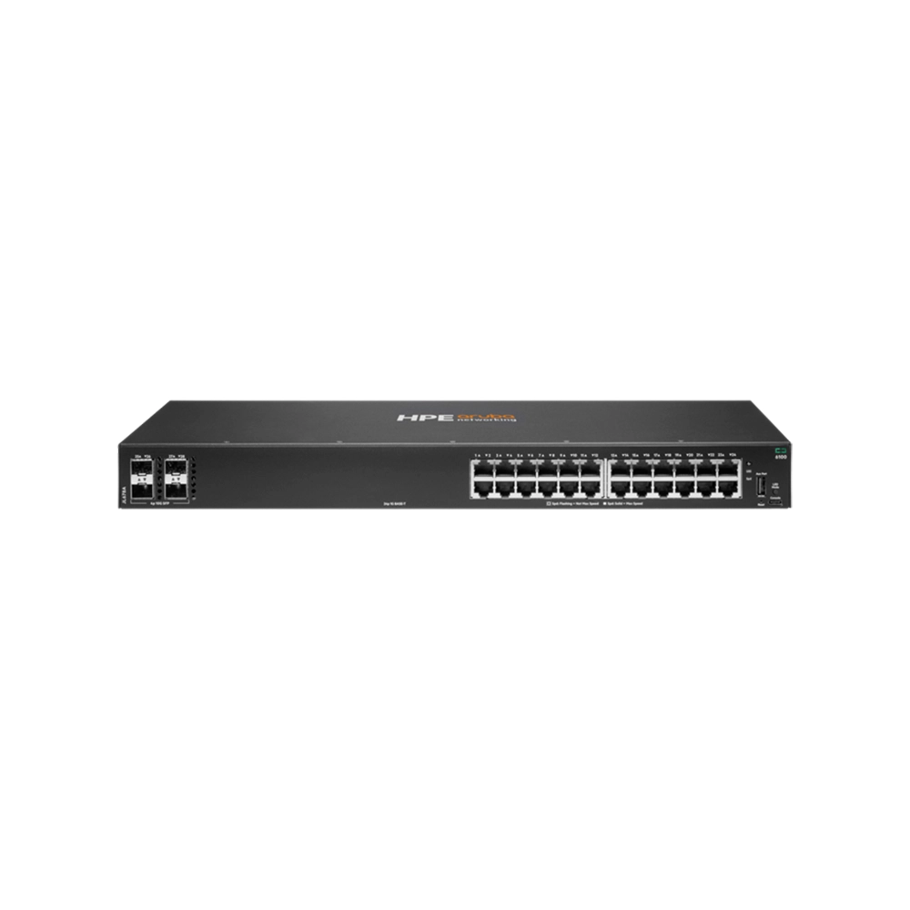 Switch Aruba 6100 24G 4SFP+ Capa 3 Gestión Empresarial Gigabit