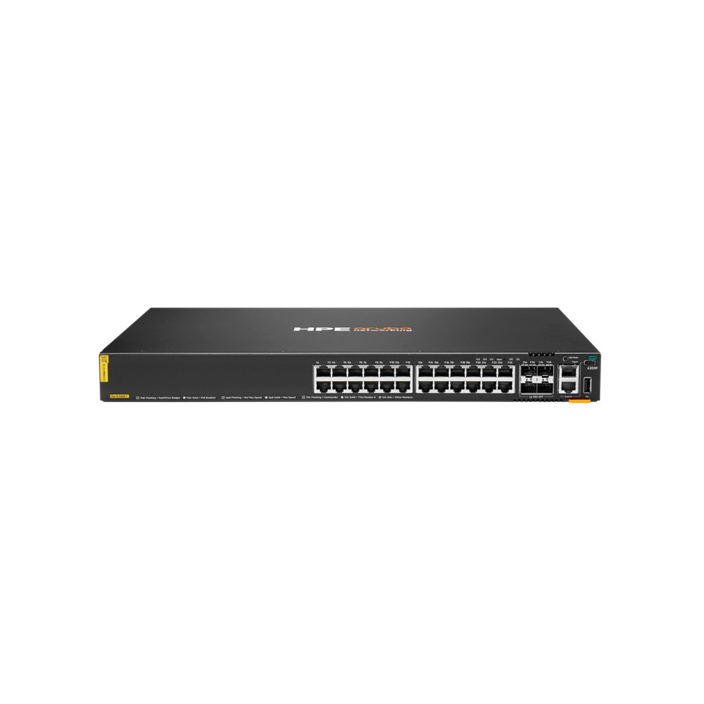 Switch Aruba CX 6200F 24G PoE 370W CL4 4SFP+ Alto Rendimiento