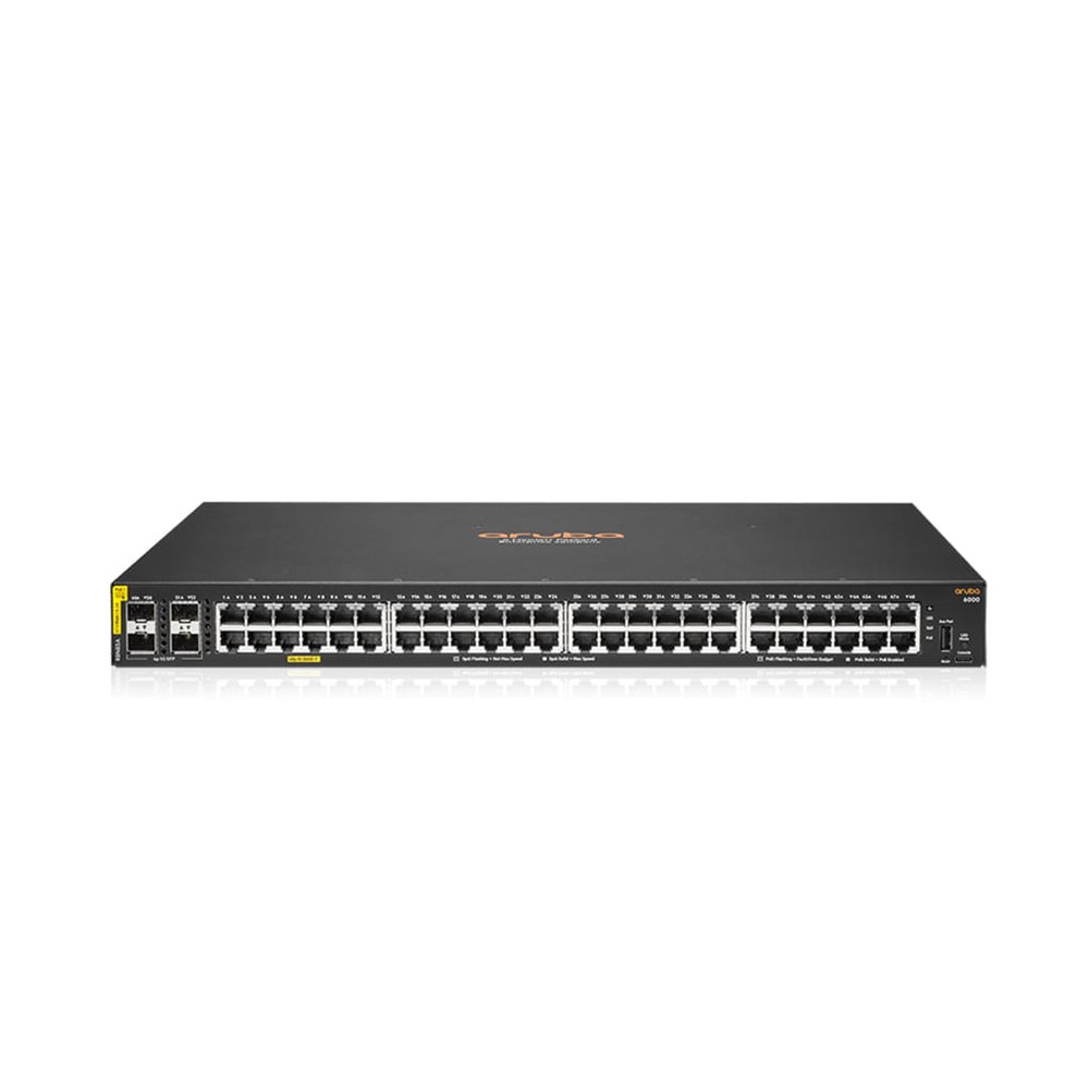 Switch Aruba 6000 48G PoE Plus 4 SFP Gestión Avanzada Empresarial
