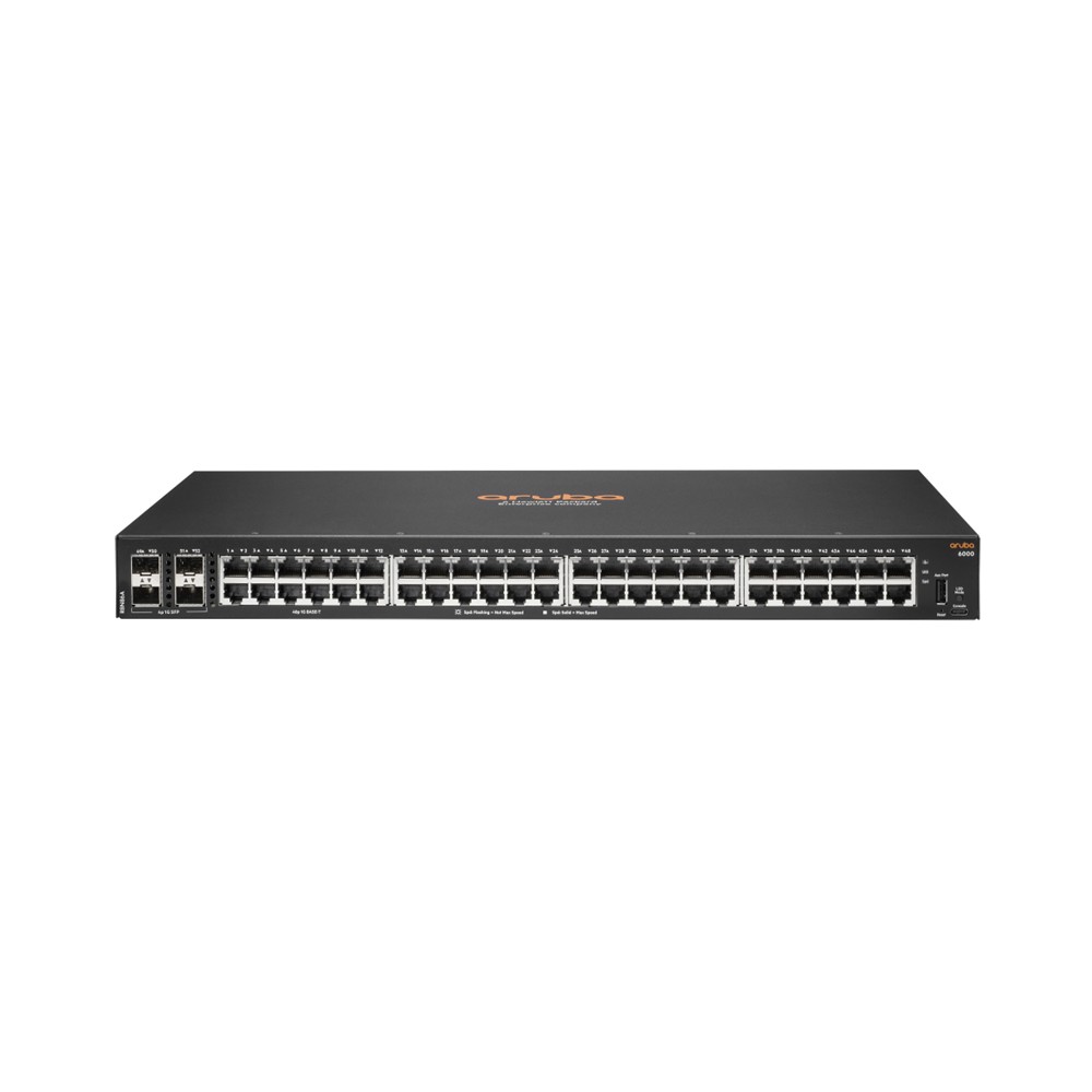 Switch Aruba 6000 48G 4SFP gestión avanzada empresarial