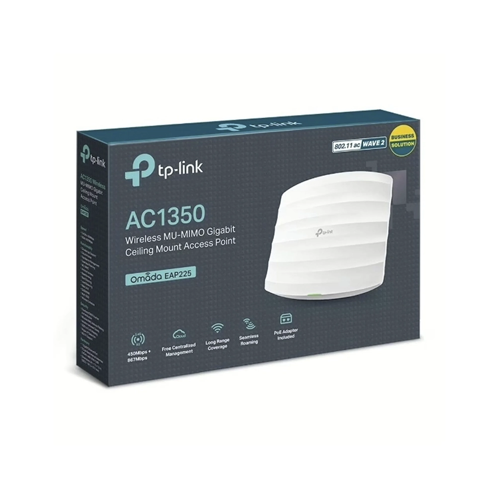 Access Point TP-Link EAP225 AC1350 Wi-Fi Dual Band Empresarial