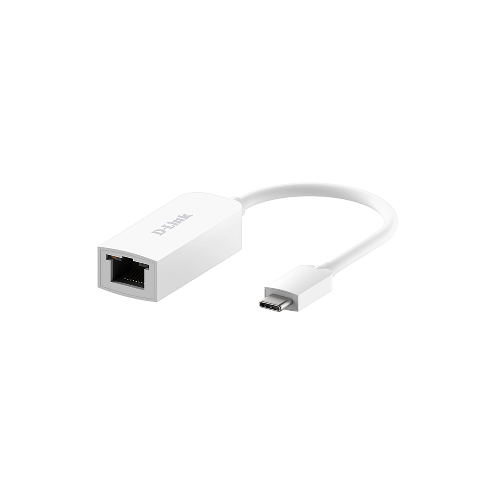 Adaptador D-Link DUB-E250 USB-C a Ethernet Gigabit red estable
