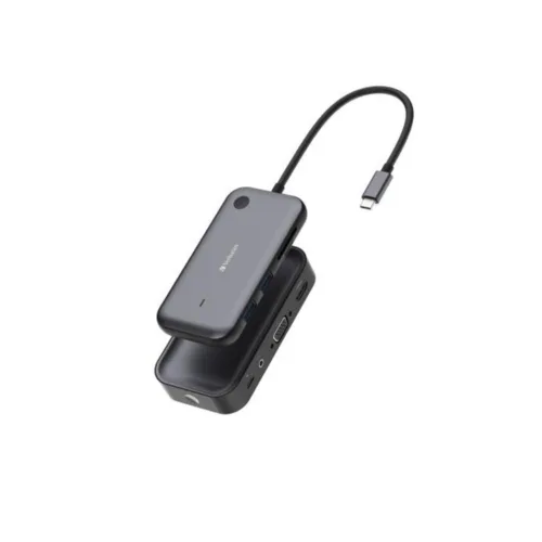 Hub multipuerto USB-C HP 50H55UT 7 puertos con video 4K y red