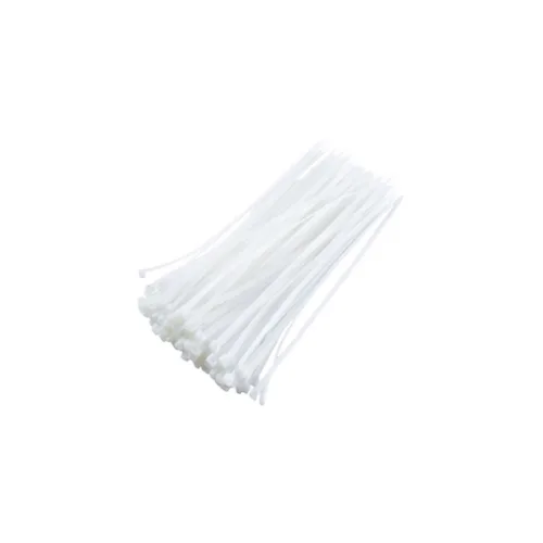 Amarra plástica blanca 25 cm orden y sujeción profesional