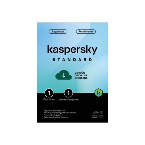 Antivirus-Kaspersky-Standard-KL1041DDAFS-T Proyector BenQ LU935 Láser WUXGA 6000 lúmenes para salas grandes