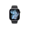 Apple-Watch-Series-11-Smart-Watch-46mm-Case-Height-39mm-Case-Width-Gris-Case-Color-Negro-2 Apple Watch Series 11 Smart Watch - 46mm Case Height - 39mm Case Width - Gris Case Color - Negro Band Color - Aluminio Case Material - Goma Band Material - LAN inalámbrica - Sensor eléctrico de frecuencia cardíaca, Sensor óptico de pulso cardíaco, Sensor de temperatura, Compás Digital, Altímetro, Acelerómetro, Sensor Gyro, Sensor de luz ambiental, Sensor ECG, Monitor de ritmo cardiaco - Monitorización de sueńo, Altavoz, Reproductor de música, Teléfon