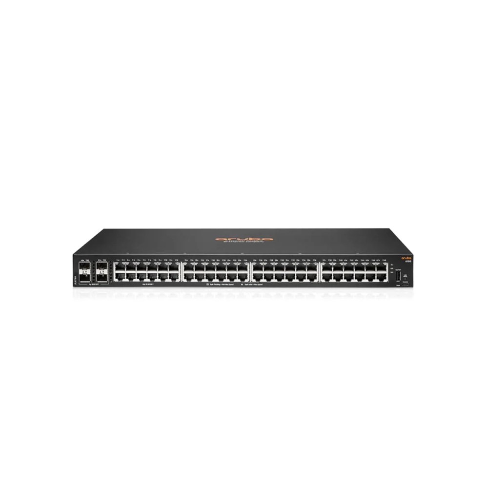 Switch Aruba 6100 48G 4SFP Plus Capa 3 Rendimiento Empresarial