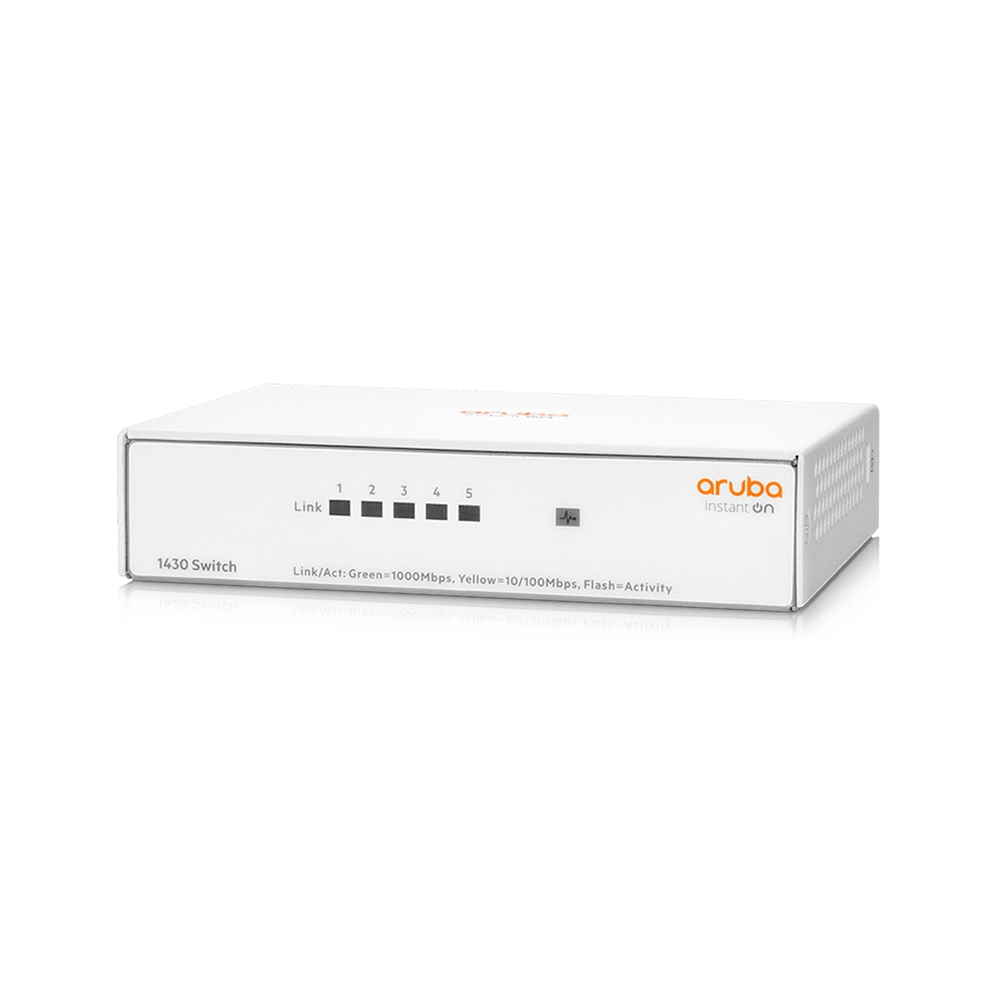 Switch HPE Aruba Instant On 1430 5 Puertos Gigabit Silencioso