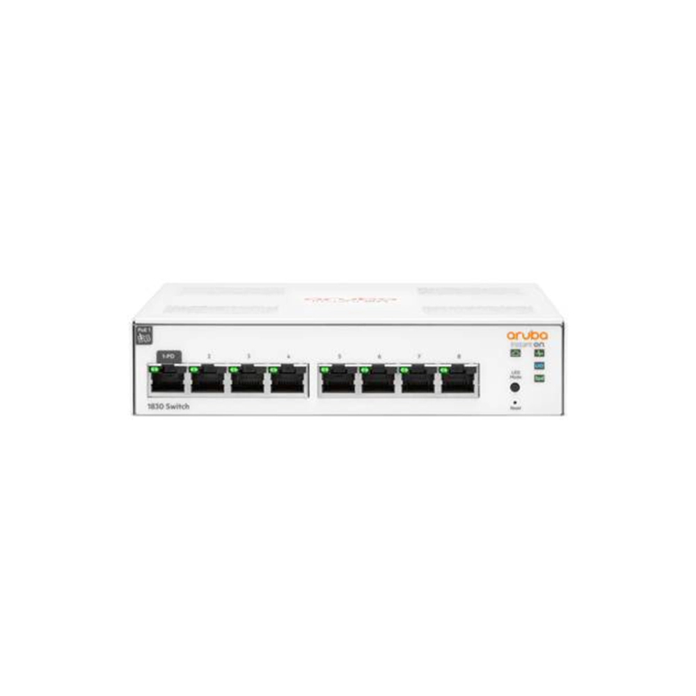 Switch Aruba Instant On 1830 8G Gigabit L2 Gestión App Silencioso