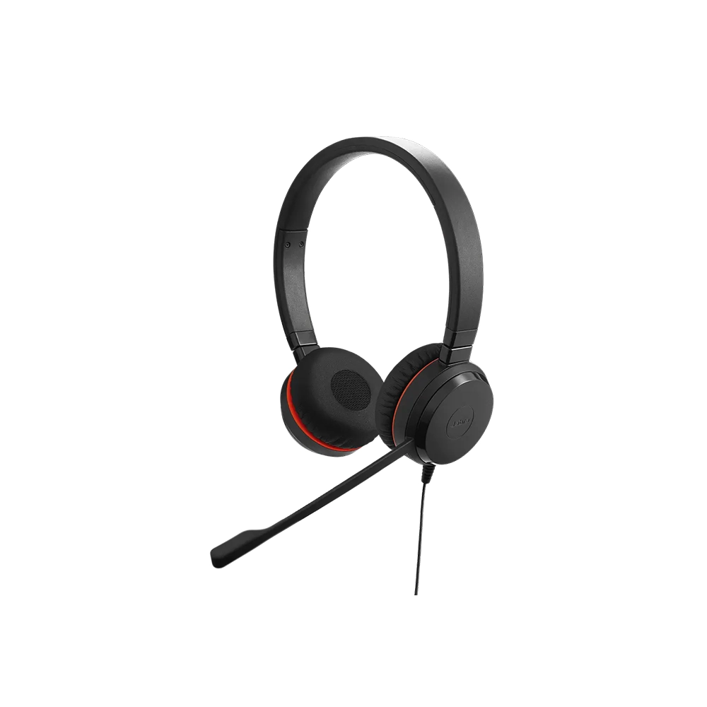 Auriculares Jabra Evolve 20 Cableado Sobre la oreja, Sobre la cabeza Estéreo - Negro - Certificación Microsoft Teams - Binaural