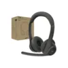 Auriculares Logitech Zone 305 Inalámbrico Sobre la cabeza Estéreo - Negro - Certificación Microsoft Teams - Binaural - Supra-aural - 3000cm - Bluetooth - 32Ohm - 50Hz a 20kHz - Omnidireccional, Tecnología MEMS, Función de cancelación de ruido ambiente Micrófono - Cancelación de ruido