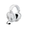 Auriculares de gaming Logitech G PRO X Con cable/Inalámbrico Sobre la cabeza Estéreo - Blanco - Binaural - Cerrado - 3000cm - Bluetooth - 38Ohm - 20Hz a 20kHz - Cardioid, Uni Direccional, Condensador Electret Micrófono - USB, Mini-phone (3.5mm)