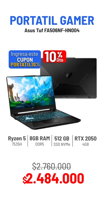Portátil ASUS TUF