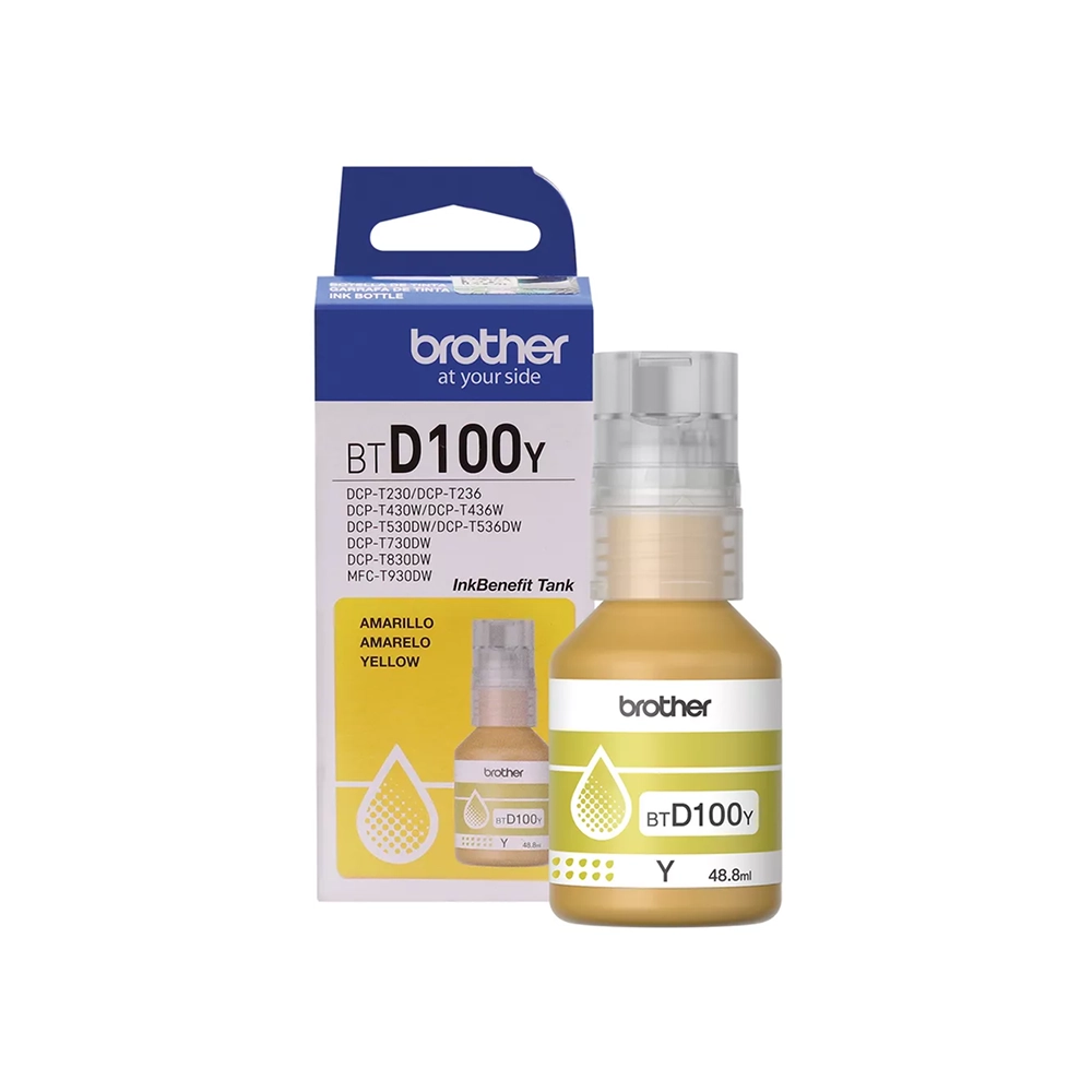 BOTELLA DE TINTA AMARILLA BTD100Y