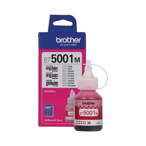 Botella de Tinta Brother Magenta 5000 Páginas Original ISO Premium