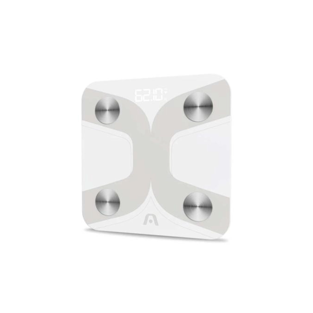 Báscula inteligente Argom ACCURA10 blanca 19 métricas Bluetooth