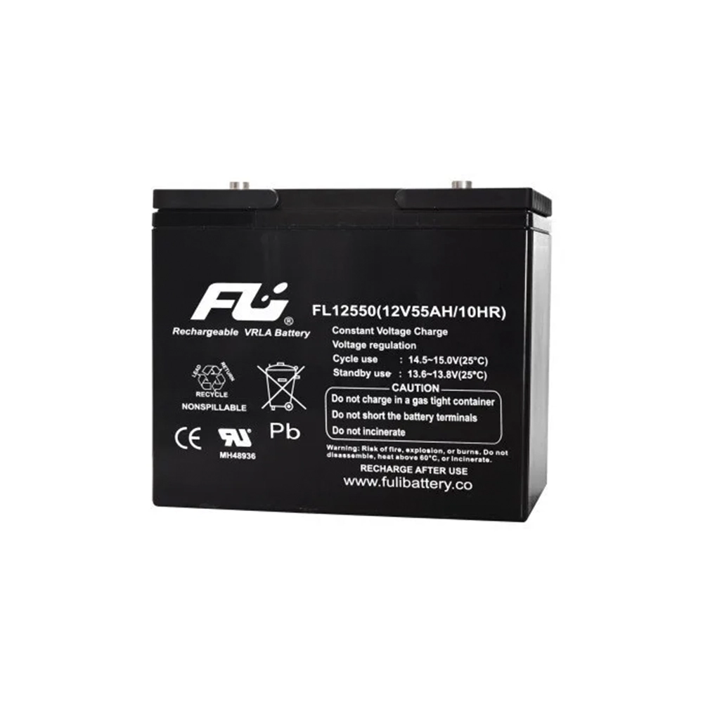 Batería Sellada 12V 5Ah FL1250GS Larga Duración y Alta Seguridad