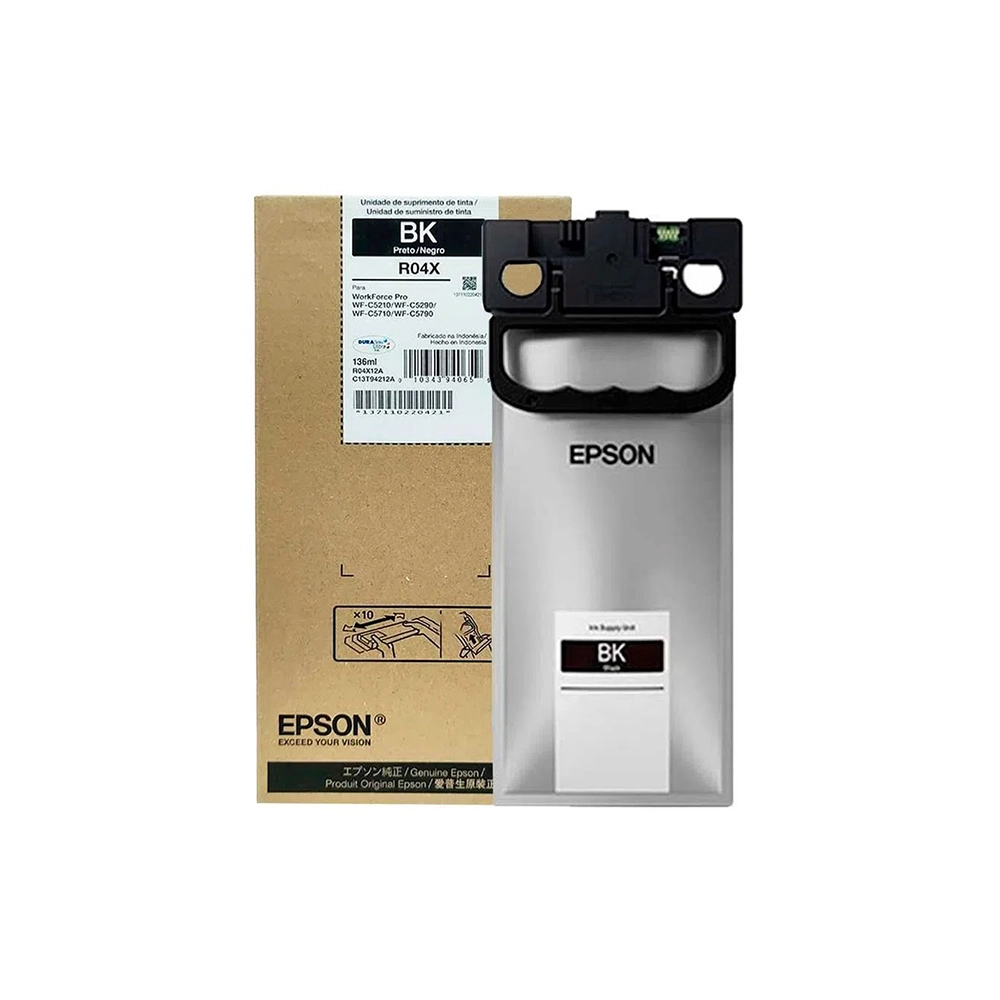 Bolsa de Tinta Epson Negra WF 5790 10000 paginas Rendimiento XL