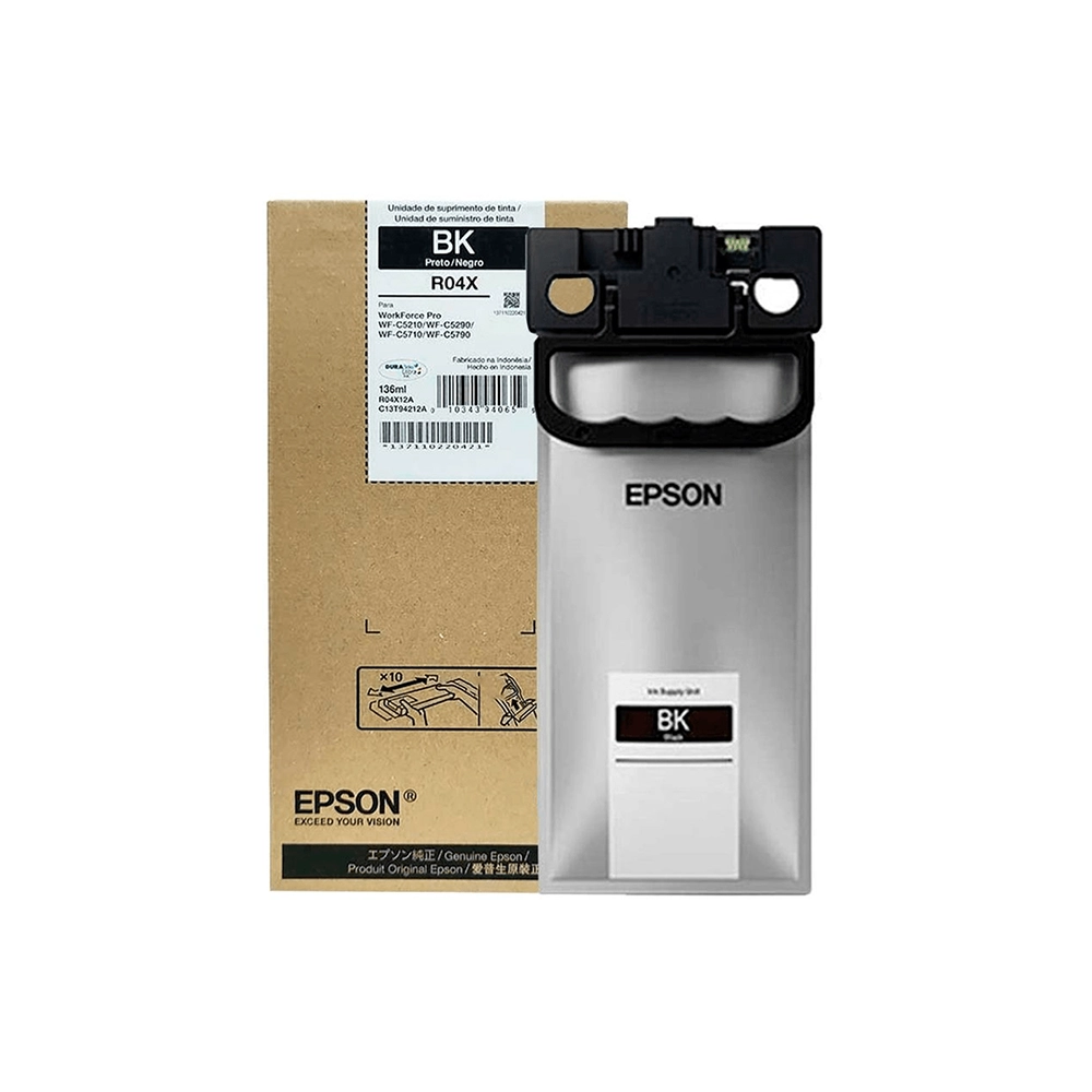 Bolsa de Tinta Epson Negra WF-C5790/5290 DURABrite Ultra 5000 páginas